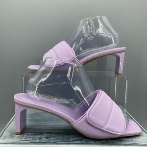 NEW Open Edit Women’s Cava Adjustable Slide Sandals Purple Size 8M
